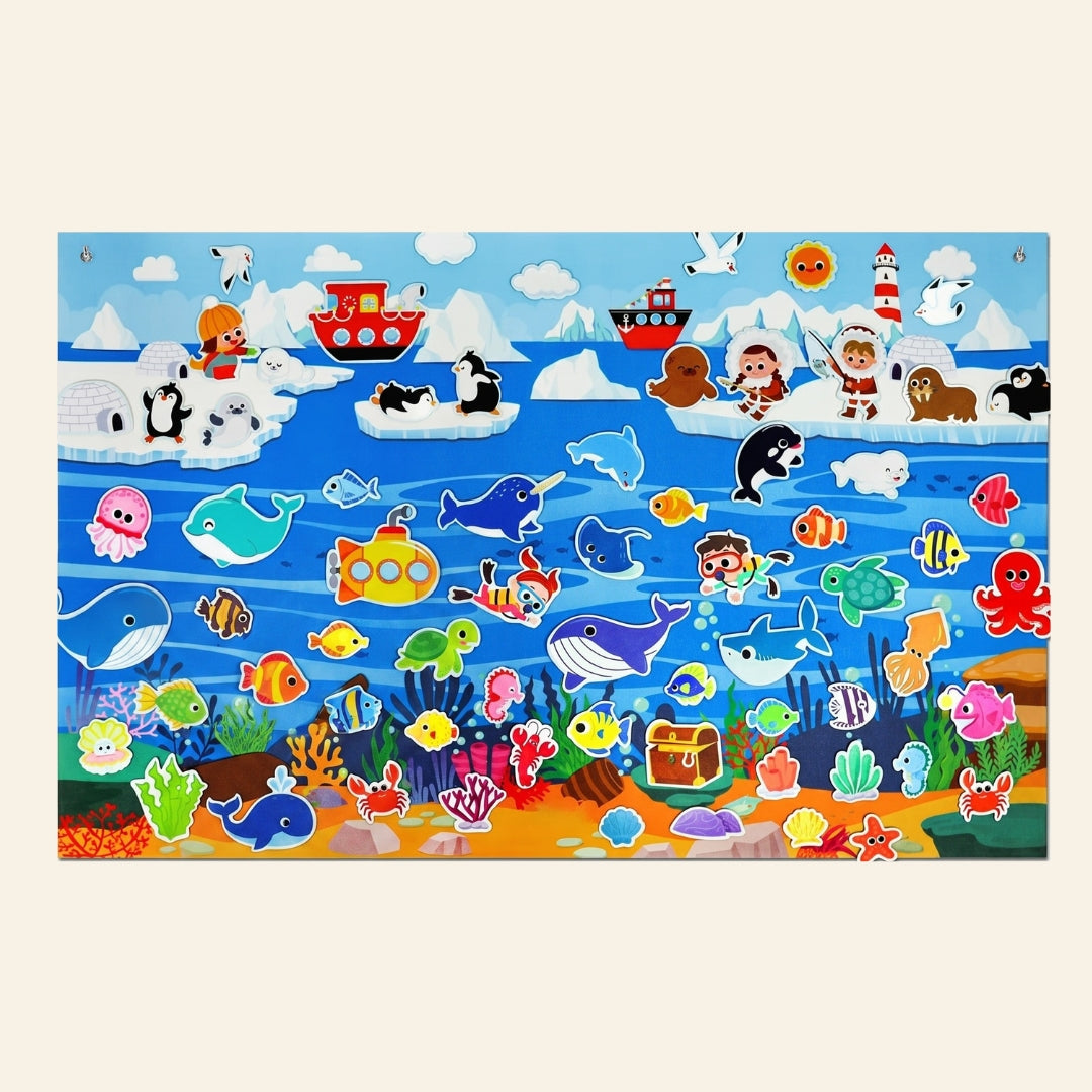 Panel de Fieltro Granja - Sin Pantallas