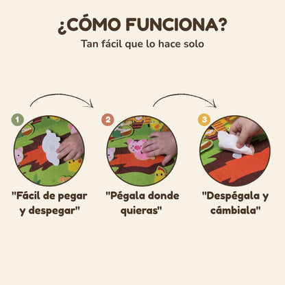 Panel de Fieltro Granja - Sin Pantallas